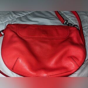 Furla coral Leather Crossbody Bag
